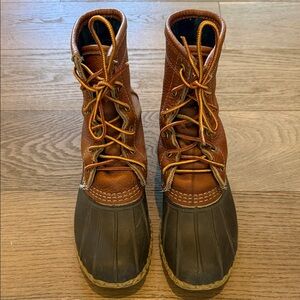 LL Bean 8” Duck Boots Flannel Lined - 6